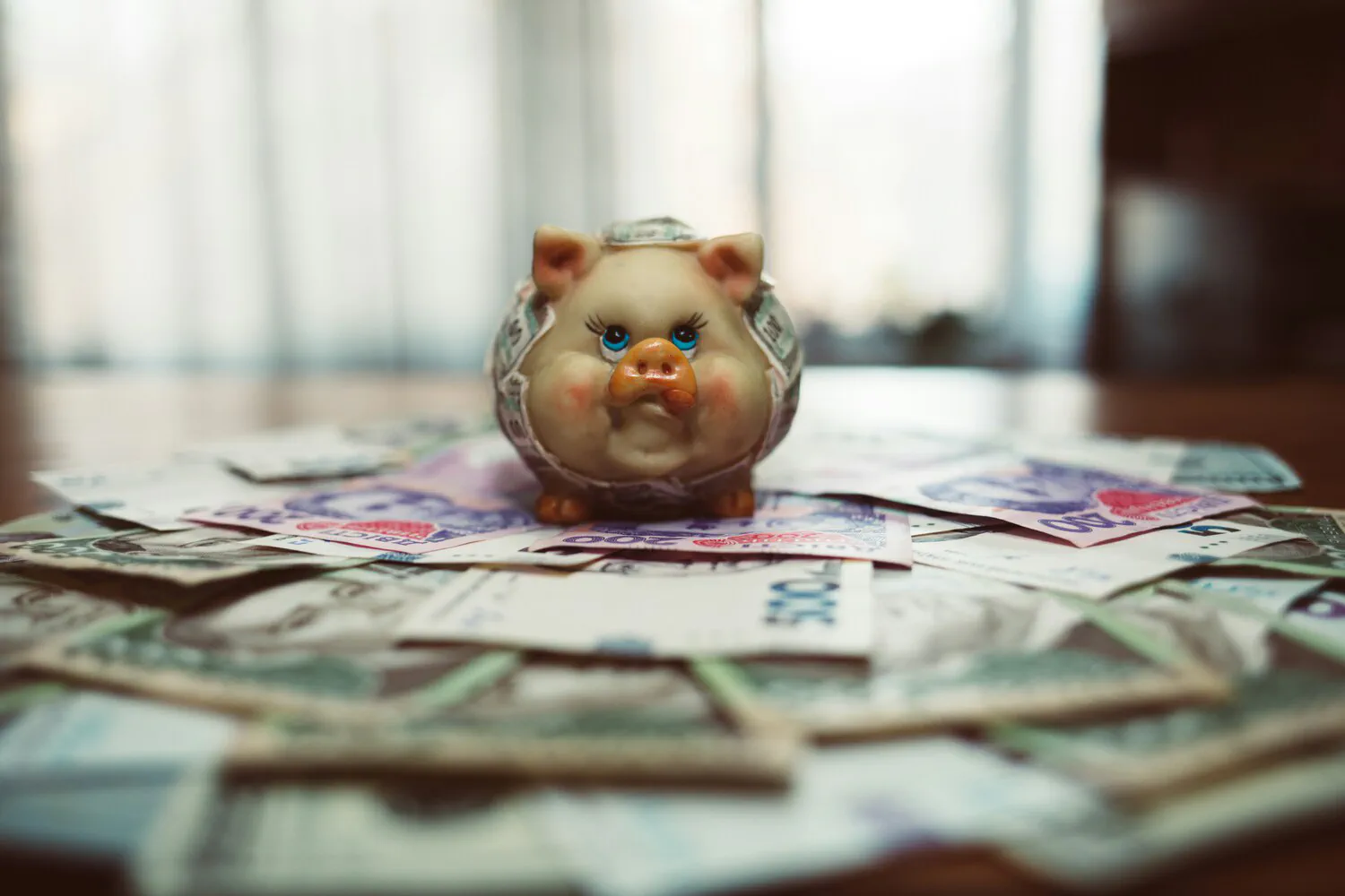 Angry piggy bank